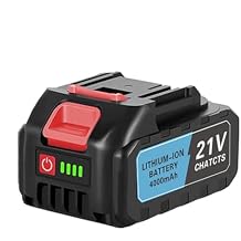 Batteries for Portable Cordless Pressure Washer,21V 4000mAh lithium battery with power display, compatible with other battery-powered tools, cutting saws, and electric drills with the same interface.