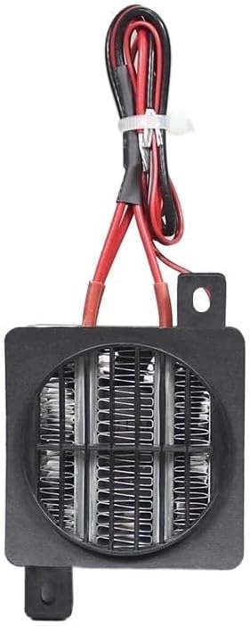 12V 24V 110V 220V PTC Heater Ceramic Thermostatic Heater Insulated Heater With Fan Pet Insulation Incubator PTC Electric Heater Satisfied(12V 70W)