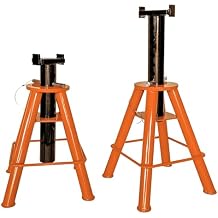 Buffalo Tools JS10MSET: 10 Ton Medium Height Jack Stand Set (2Pk)
