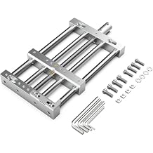 CNC Router High-Precision Aluminum Vise Bench Clamp, 282mm x 150mm x 30mm