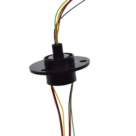 Reland Sun 2/4/6/8/12 Wires 2A 5A 10A 15A 20A 30A Slip Ring Collector Ring Rotary Electrical Contact Electrical Slip Ring (6 way 2A)