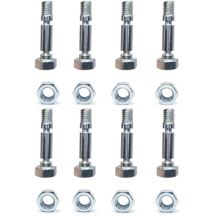 8-Pack 707555 Snow Blower Kit Shear Pin Compatible with Craftsman 9.5 TP 24 Dual Stage Snowthrower 2017-2018 1696576-00 - C950-52503-0