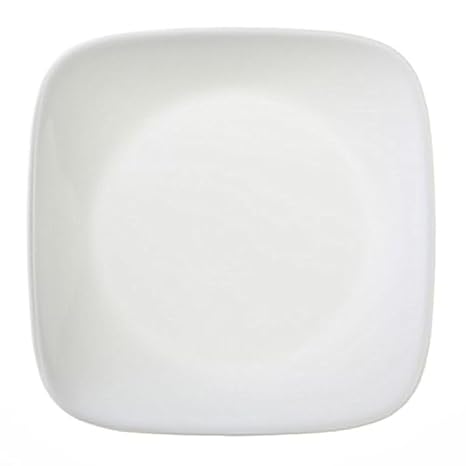 Corelle Square Pure White 6-1/2 Plate (Set of 4)