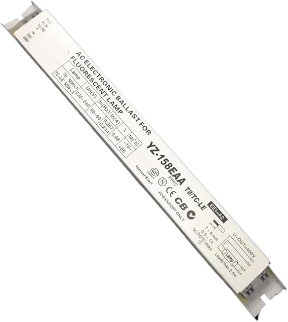 YZ-158EAA 55-60W 220-240V Standard ECG Instant Start AC Electronic Ballast for T8 58W*1 TC-LE 55W*1 Fluorescent Lamp