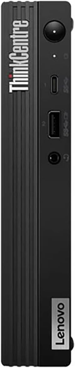 Lenovo ThinkCentre M75q Gen 2 Tiny Desktop Computer, AMD Ryzen 5 PRO 5650GE 3.4GHz, 8GB RAM, 256GB SSD, Windows 11 Pro, Black