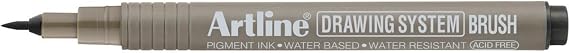 Artline Brush tip pen mm, black brush