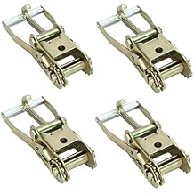 2" Ratchet Tie Down with J-Hook Tie Down for Auto Car Hauler Flatbed Strap Tow Truck(4 Pack)