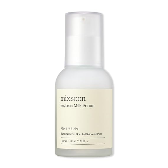 mixsoon Soybean Milk Serum - Milk Moisturizer, Face Milk, Hydrating and Firming for Face, Nourishing Formula for Smooth Skin 30ml / 1.01 fl.oz. Korean Glass Skin Care
