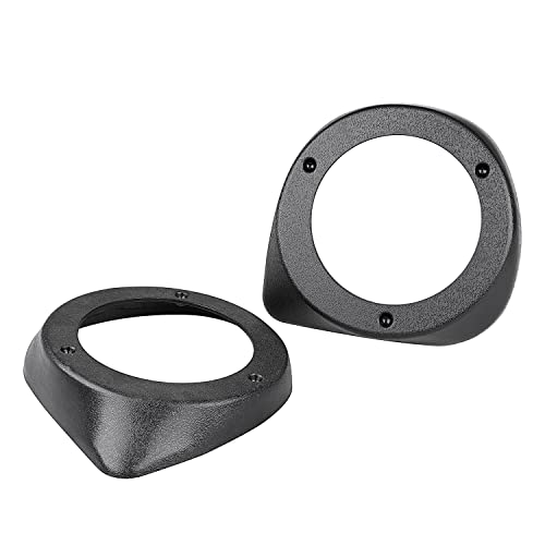 1 Pair Black Motorcycle Lower Fairing 6.5 Speaker Adapter for Harley Touring Road King Electra Street Glide FLHX FLHT FLTR 1997-2014