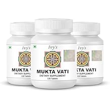 Ivy's Mukta Vati 360 Tablets - Potent Ayurvedic Herbal Supplement for Blood Pressure Support & Heart Health with Gotu Kola, Arjuna Bark & More - Talc Free, Laboratory Tested