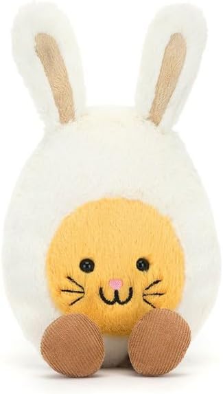Jellycat Amuseables Bunny Egg - H: 14 cm x W: 9 cm x D: 4 cm