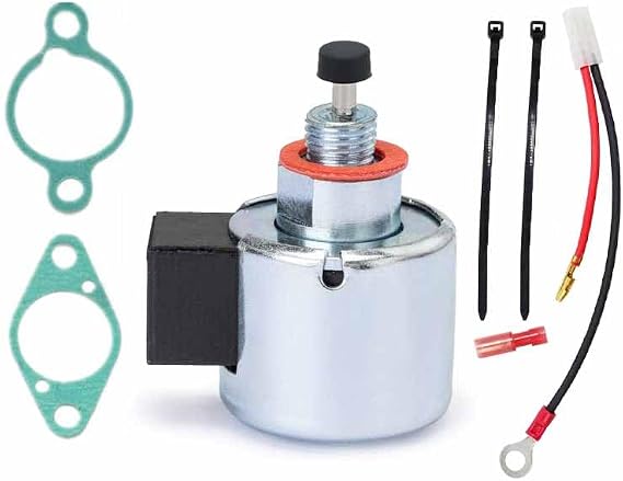 12 757 09 Carburetor Fuel Solenoid For Koler 12-757-33 S 12-435-02-S 12-757-09-S 1275733 CV11 CV12 CV12.5 CV13 CV14 CV15 CV16 CH11 CH12 CH14 CH16 Engine Replace STX38 LX255 AM128242