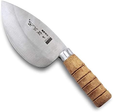 MAYiT Meat Cleaver Knife, Taiwan GCL Round Blade Belly Sharp Filleting Knife Slicing Seafood Fish Aquatic Products Processing Tool Fishing Bait Knives
