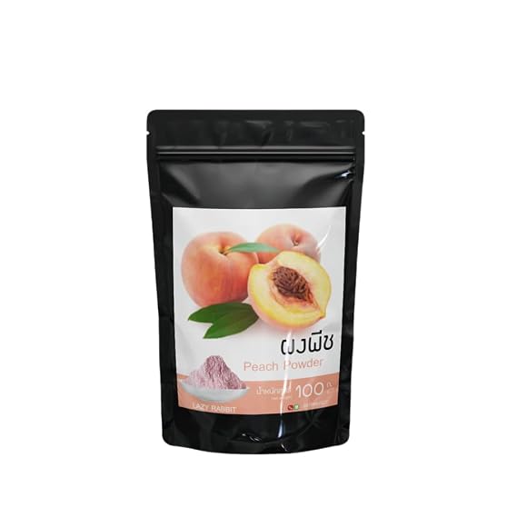 Peach Powder 100g - Pure Natural Dried Fruit Powder for Smoothies, Drinks, Baking & Desserts - Sweet, Aromatic & Versatile