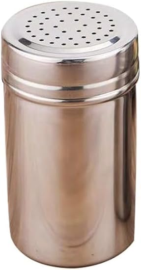 Stainless Steel Seasoning Shaker, Spice Dispenser Bottle with Multi-Hole