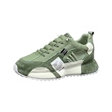 Comfy Trendy Platform Shoes for Outdoor Walking Jogging Camping, All Seasons Mens Lace Up Sneakers
