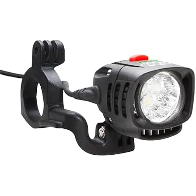 NiteRider EPro 1000 E-Bike Headlight 1000 Lumen Hardwired Electric Bike Light, IP64 Water Resistant, 2 Modes SteadyPulse, 12V40V Compatible, Handlebar Mount, for Class 123 E-Bikes
