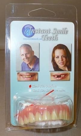 Instant Smile Teeth Medium Top Fake Cosmetic Dr Bailey's Dental Makeover