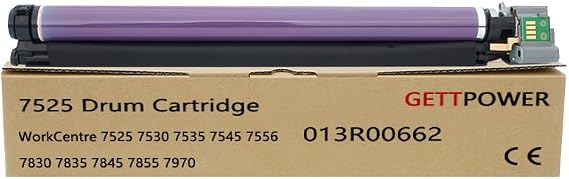 013R00662 Drum Unit, Remanufactured 7525 Drum Cartridge for Xerox WorkCentre 7525, 7530, 7535, 7545, 7556, 7830, 7835, 7845, 7855, 7970,EC8036, EC8056, EC7836, EC7856