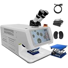 Jewelry Spot Welding Machine 60W/100W/150w/200w with Big CCD Touch Screen HD microscope MINI jewelry Portable Welders For Gold Silver Chain Ring DIY Jewelry Repair (150W)