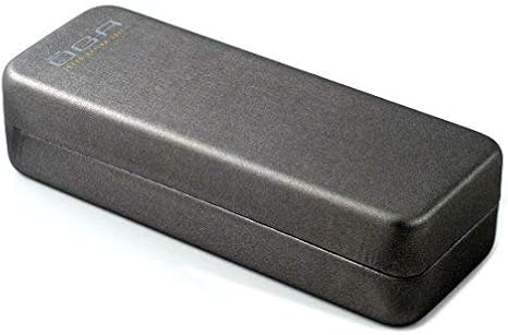 Authentic Hard Eyeglass Case Medium Size in Silver