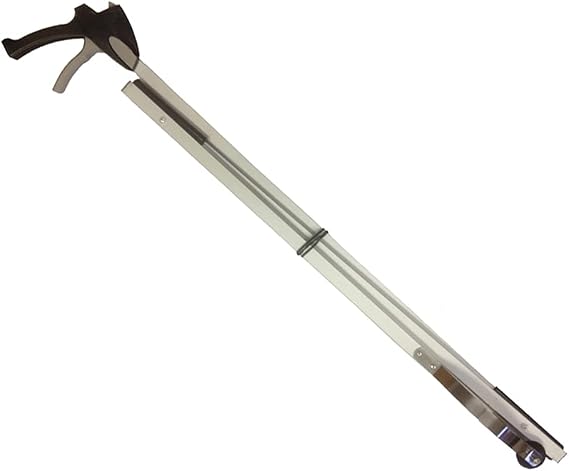 ArcMate EZ Reacher PRO - Heavy Duty Grab-It Reaching Tool Collapsible Grabber Reacher with Extra-Large Grip, Locking Handle and 4.5 Inch Jaws - Ideal for Commercial, Maintenance, Seniors, 144"