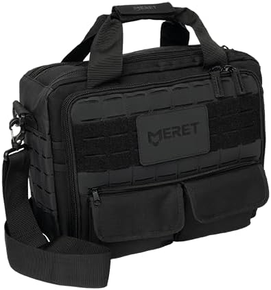 MERET COMMANDER Tactical Messenger Bag MOLLE Shoulder Laptop Bag for Men, Modular EDC Gear Satchel with Padded 15 Inch Laptop Sleeve, Durable Tactical Work Travel Pack