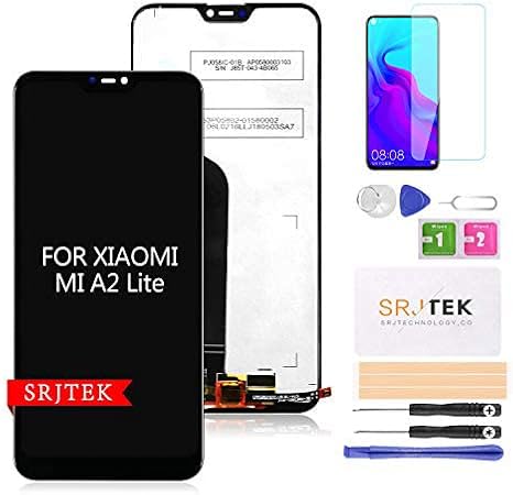 SRJTEK Screen Replacement for Xiaomi Mi A2 lite/Redmi 6pro Xiaomi Redmi 6 pro / M1805D1SE M1805D1SG M1805D1SC M1805D1ST LCD Display Touch Digitizer Glass Panel Kits Full Assembly