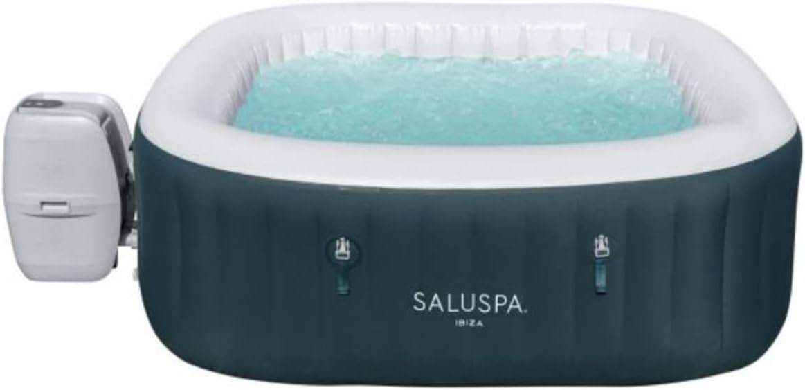 Coleman SaluSpa Ibiza AirJet Inflatable Hot Tub Spa 4-6 Person 71in X 71in X 26in