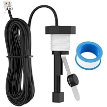 Flow Switch, GLX-FLO-RP for Hayward Goldline Aquarite Salt System Metal Pool Flow Sensor Suitable Hayward Salt Cell and Chlorine Generator with 15ft Cable
