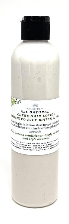 Croton Zambesicus (also know as Chebe powder) Hair Growth Lotion|With Fermented Rice Water & Tallow|Aloe Vera|Sea Moss|Amla|Fenugreek (8 oz)