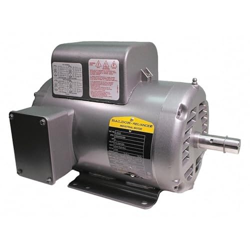 Baldor L1320T General Purpose AC Motor, Single Phase, 145T Frame, Open Enclosure, 2Hp Output, 3450rpm, 60Hz, 115230V Voltage