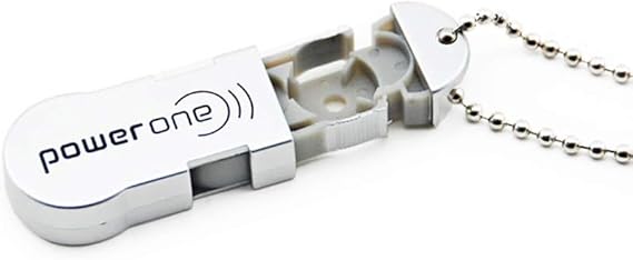 Hearing Aid Battery Case Small - Plastic Button Cell Holder Storage Caddy with Key Chain (for P13/P312/P10)