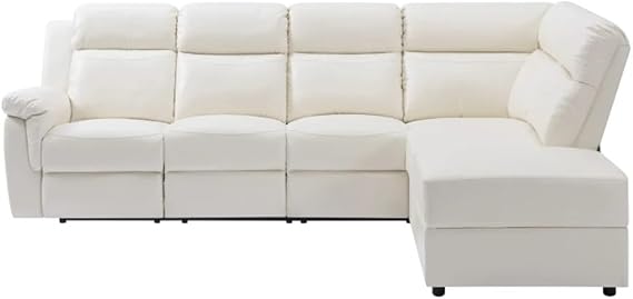 110.2 '' Manual Reclining Section Sofa with Storage Space, Suitable for Living Rooms and Offices