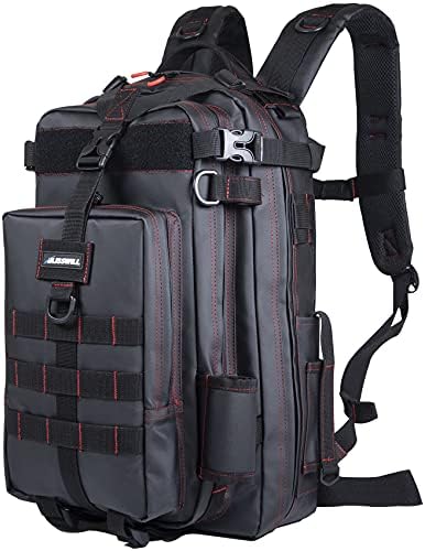 BLISSWILL Fishing Backpack - Waterproof with Rod Holder, Ideal Fishing Gear and Gifts for Men
