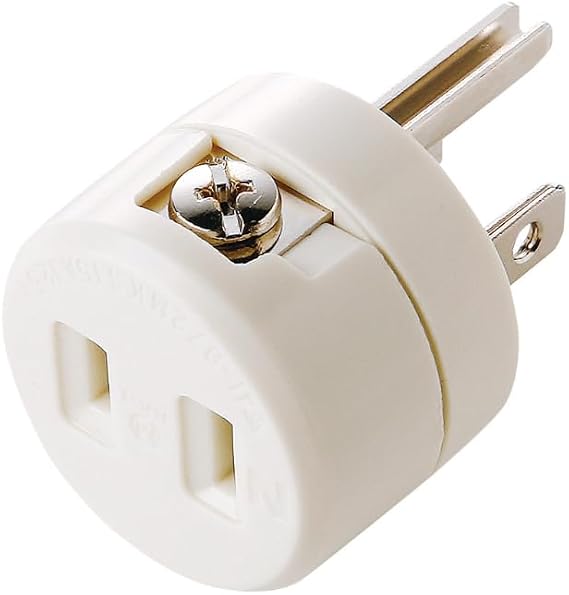 sanwasapurai 2P to 3P Converter Adapter with Earth Connection Terminal, Tap ad1rn