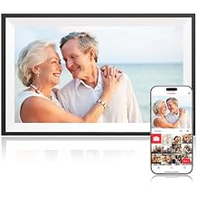Digital Picture Frame, Frameo 15.6 inch Large Digital Photo Frame WiFi, 19201080 IPS FHD Touchscreen, 32GB, Instant Share Pictures Video, Photo Frame Electronic, Gift for Mom, House Warming, Wedding