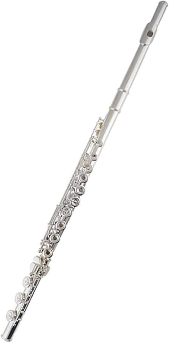 Flute 16 17 Open Silver Plated Flute Sterling B C Tail Beginners And Professional Players,17