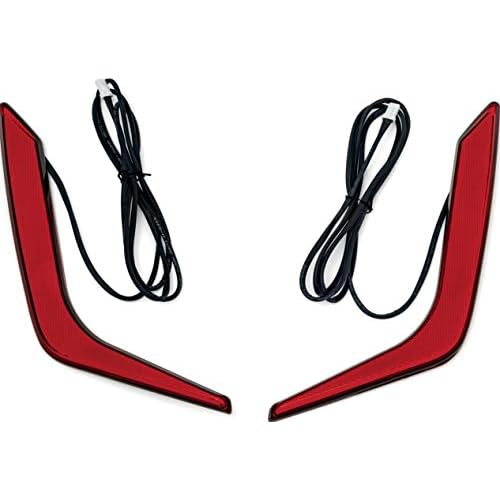 Kuryakyn 3262 Motorcycle Lighting Accessory: Omni LED RunTurnBrake Light Saddlebag Accent Inserts for 2018-20 Honda Gold Wing Motorcycles, 1 Pair, RED