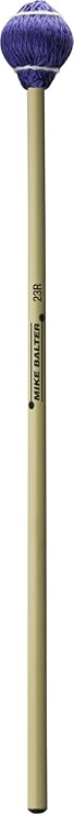 Mike Balter 23R Pro Vibe Series Medium Vibraphone Mallets with Rattan Handles, Blue