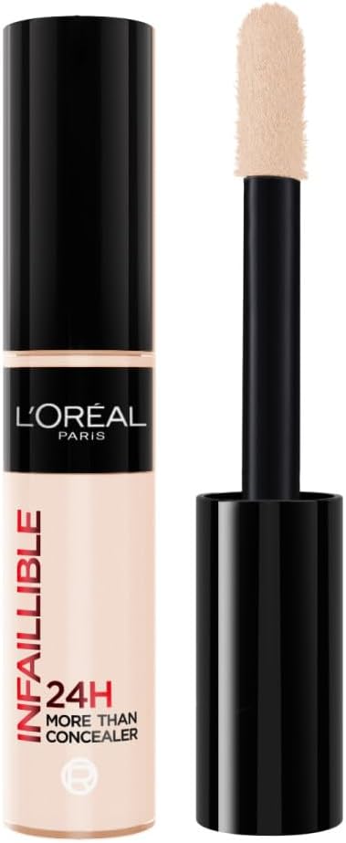 L'Oreal Paris Infaillible Tüm Yüze Uygulanabilir Kapatıcı - 323 Fawn | Hafif Hissi, Tam Kaplama, Konturları Düzeltir, Vurgular, Uzun Ömürlü Mat Kaplama, Yüz Kapatıcı