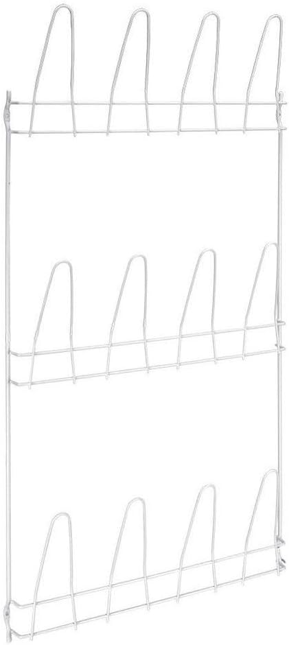 Metaltex Penny - 36611214080 - Wall-Mounted Shoe Rack - 6 Pairs - Metal - White - 40x6x77.5cm