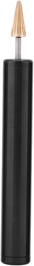 Leather Edge Dye Pen, Edge Dye Roller Applicator Printing Tool for Leather Craft DIY, Leather Working, Leather Making(Black)