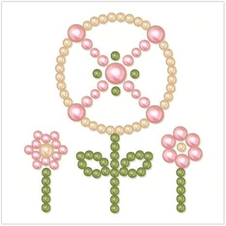 BasicGrey Opaline Designer Half Pearls, Windmill, Blush