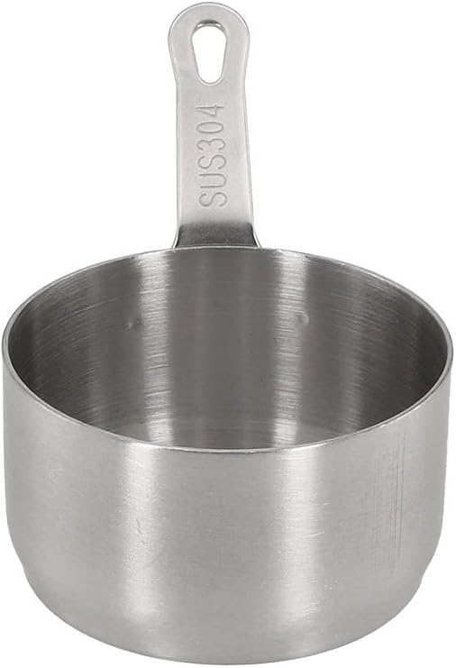 for Stainless Steel Small Sauce Pan 100ml with Long Handle for Milk, Gravy, Sauce - Non- for Mini Pot for Baby Food, Coffee, Butter, Cooking