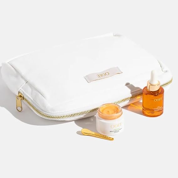 Ogee Natural Retinol Duo Virtual Bundle - Certified Organic Brightening Botanical Eye Balm & Natural Retinol Bakuchiol Serum 2% Elixir