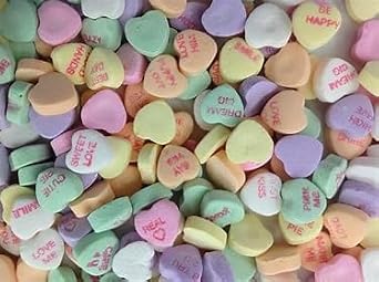Small Conversation Hearts 1 pound Pastel Conversation Hearts