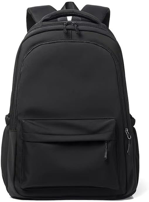 Tugeem Back to School Backpack, Ladies High School Backpack for Girls Teens & Teenagers, College Rucksack Laptop Junior (Black)