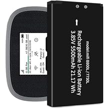 [Upgraded] 5500 mAh MiFi 8800L/7730L Battery, BOANV Ultra High Capacity Replacement Battery for Novatel Jetpack MiFi 8800L 7730L Battery Mobile Hotspot P/N: 40123117