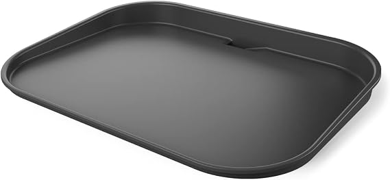 Ninja XSKGRDPLT Woodfire, Outdoor Flat Top Griddle Plate, Compatible with Ninja Woodfire Grills (OG700 series), Ceramic Coating, Insert, Black/Grey